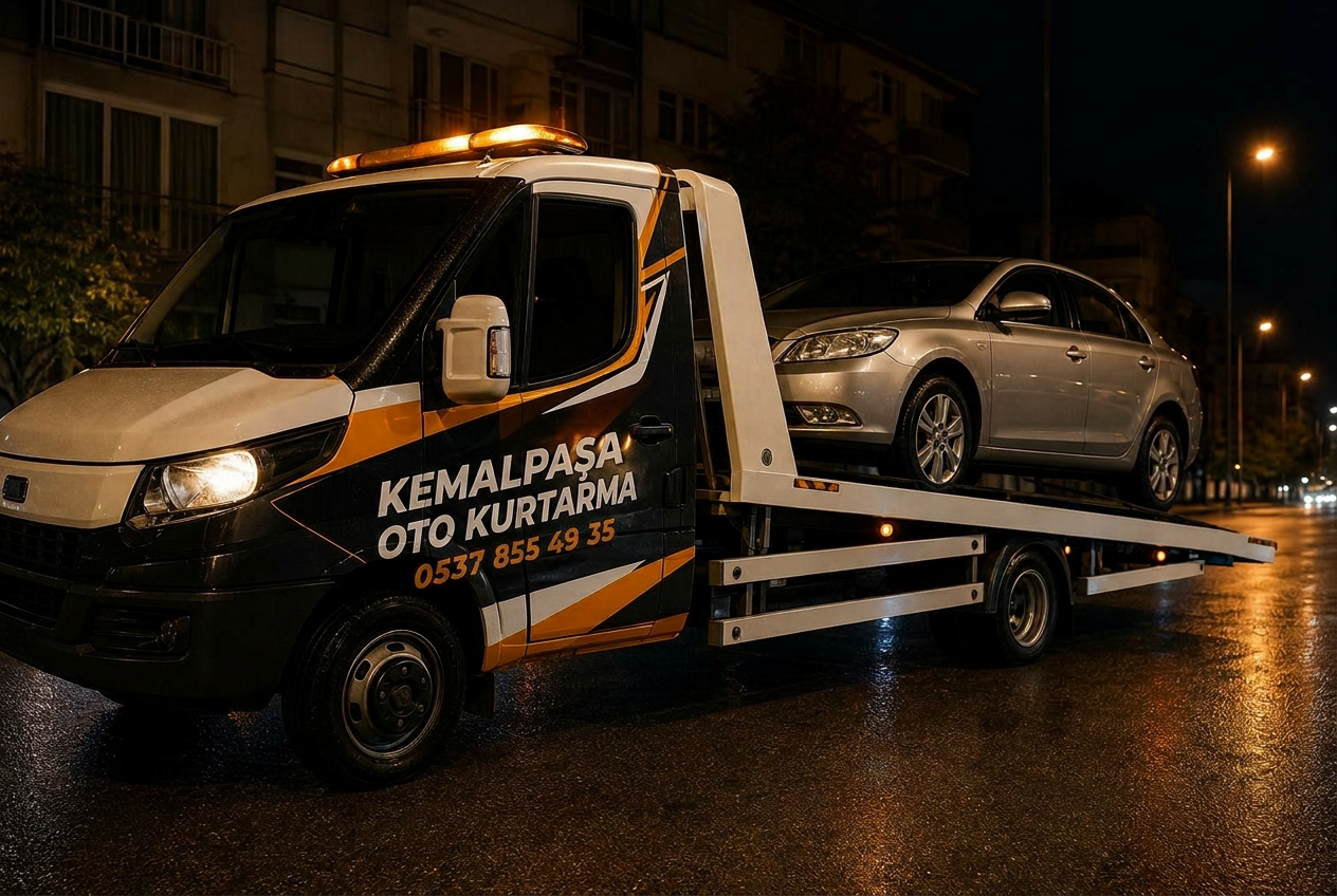Kemalpaşa Oto Kurtarma — modern flatbed çekici aracı